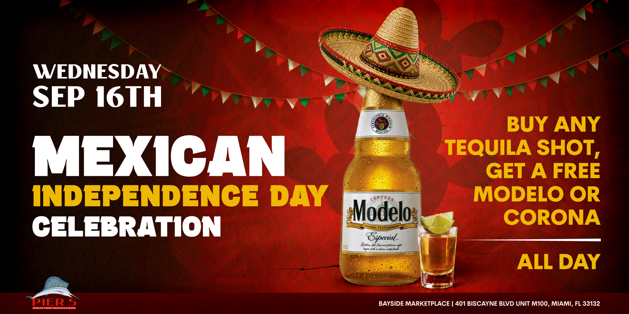 Mexican Independence Day event flyer